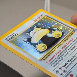 Pokemon TCG Snorlax Jungle Holo Unlimited Rare Card 11/64 NM-LP Condition - Image 5