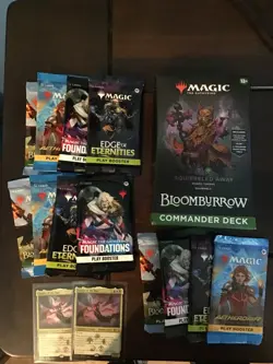 Magic The Gathering Commander Deck/KIt - Bloomburrow (boosters x12) - Image 1