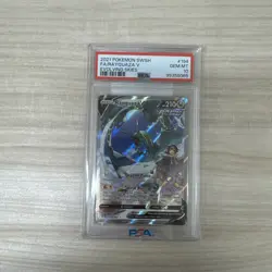 Pokemon TCG Rayquaza v Evolving Skies Holo Ultra Rare Card 194/203 PSA 10 2021 - Image 1