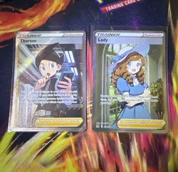 Lady & Thorton (Lot of 2) Holo Lost Origin Pokemon Cards NM 🔥🔥 - Image 1