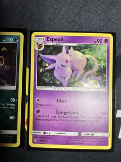 Umbreon 120/214 and Espeon 89/214 Cosmos Holo NM Pokemon Card English - Image 2