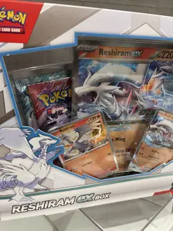 Reshiram Ex stamped promos (Smyths Exclusive Reshiram Ex Box) Pokemon TCG - Image 2