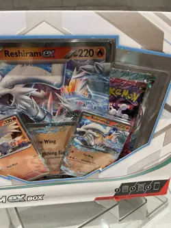 Reshiram Ex stamped promos (Smyths Exclusive Reshiram Ex Box) Pokemon TCG - Image 3