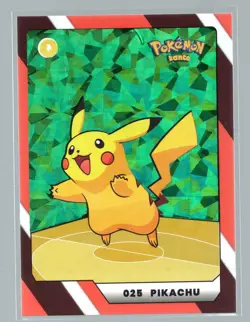 2025 Pokemon Kanto Full House - Green Cracked Ice Holo- PIKACHU #025 - Image 1