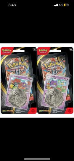 Set of 2 Drifloon/Drifblim Checklane Blister Mega Evolution ME01 Pokemon - Image 3