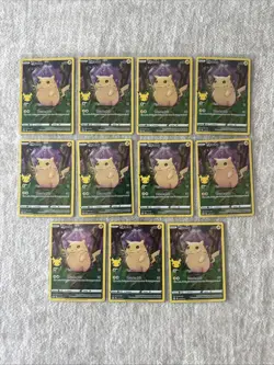 Pokemon TCG Celebrations Pikachu 005/025 Lot Of 11 Full Art - Image 1