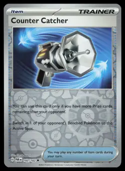 Counter Catcher 160/182 Reverse Holo Pokemon Paradox Rift NM - Image 1