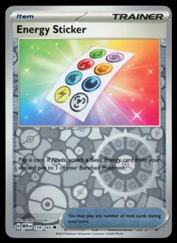 Energy Sticker 159/165 Reverse Holo Pokemon Scarlet & Violet 151 NM - Image 1