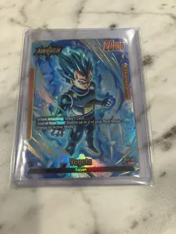 Vegeta Leader L FB02-105 Secret Rare Alternate Art Dragon Ball Fusion World Card - Image 1