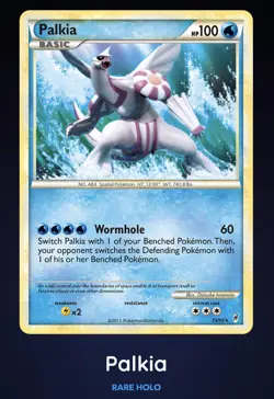 ⚡Palkia 19/95 Call of Legends Holo Rare LP-NM Pokemon Card 2011 - Image 1