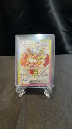 Eevee ex SAR 223/187 SV8a Prismatic Pokemon Card Promo Ultra Collection - Image 1