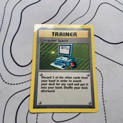 Computer Search 71/102 | Base Set | Non Holo Trainer Card HP - Image 1