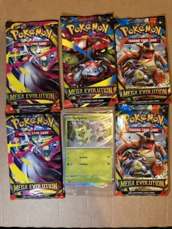 Pokemon TCG Mega Evolution x5 Booster Packs with 1 Promo Card - IN HAND - Image 1