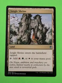 Jungle Shrine C16 - Magic The Gathering MTG Collectible Card game - Image 1