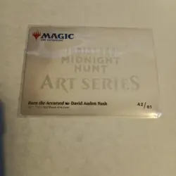 MTG Burn the Accursed Art Card Innistrad: Midnight Hunt 42/81 - Image 2