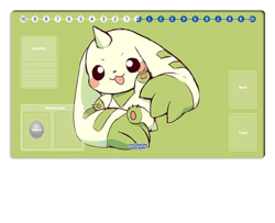 DTCG Duel Playmat Digimon Board Terriermon Anime Trading Card Game Mat Desk Pad - Image 1