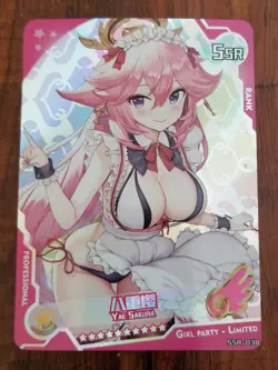 Yae Sakura - Honkai Impact - Goddess Story / Girl Party Limited SSR Card SSR-038 - Image 1