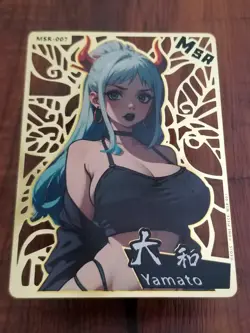 Yamato - One Piece - Goddess Story Gold Metal MSR-007 Card - Image 1