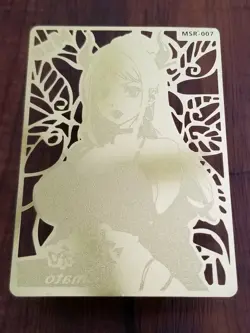 Yamato - One Piece - Goddess Story Gold Metal MSR-007 Card - Image 2