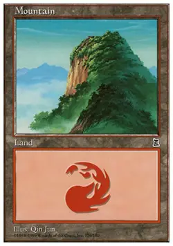 1x Mountain (176) Moderate Play MTG Magic - Kid Icarus - - Image 1
