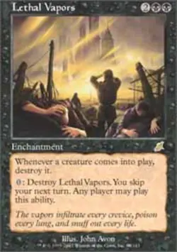 1x Lethal Vapors Moderate Play MTG Magic - Kid Icarus - - Image 1
