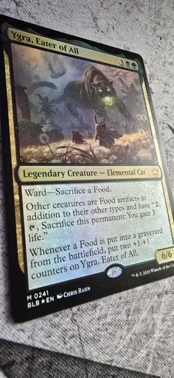 MTG Magic the Gathering Ygra, Eater of All (241/427) Bloomburrow NM FOIL - Image 2