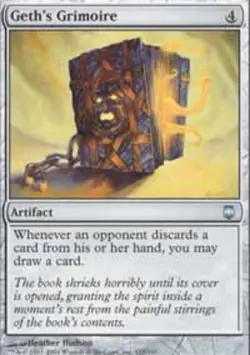 1x Geth's Grimoire Moderate Play MTG Magic - Kid Icarus - - Image 1