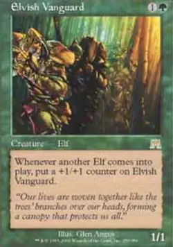 1x Elvish Vanguard Moderate Play MTG Magic - Kid Icarus - - Image 1