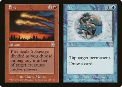 1x Fire // Ice Moderate Play MTG Magic - Kid Icarus - - Image 1