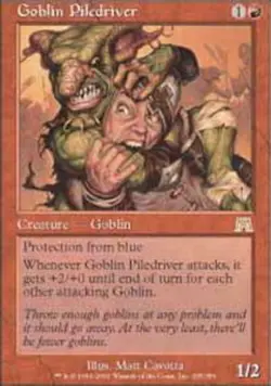 1x Goblin Piledriver Moderate Play MTG Magic - Kid Icarus - - Image 1