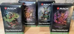 Bloomburrow Commander Deck Set of 4 Magic The Gathering MTG New Sealed - Image 1