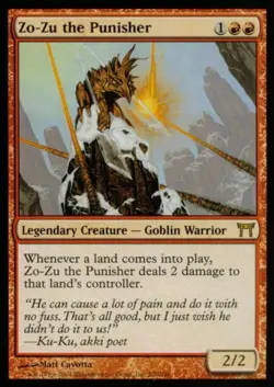 Zo-Zu the Punisher - Damaged / Poor MTG Champions of Kamigawa - Image 1
