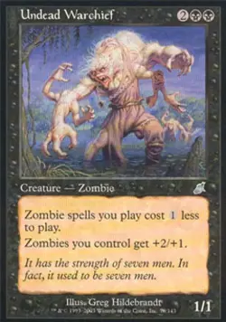Undead Warchief - Damaged / Poor MTG Scourge - Image 1