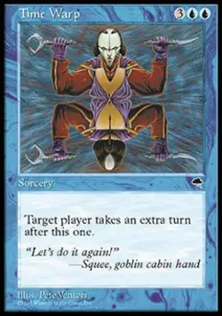 Time Warp - Damaged / Poor MTG Tempest - Image 1