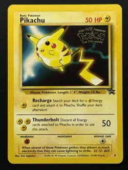 Pikachu (Movie Promo) 04/53 Wotc Promo Regular Pokemon TCG - LP - Image 1