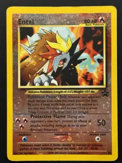 Entei 34/53 Wotc Promo Reverse Holo Pokemon TCG - DMG - Image 1