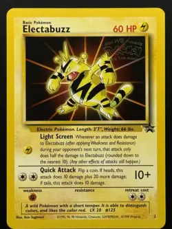 Electabuzz (Movie Promo) 02/53 Wotc Promo Regular Pokemon TCG - LP - Image 1