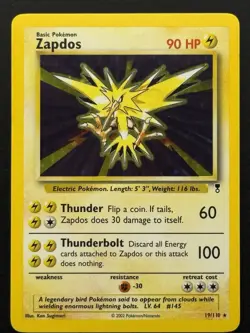 Zapdos 19/110 Legendary Collection Holo Rare Pokemon TCG - LP - Image 1