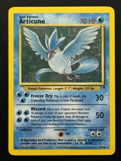 Articuno 2/110 Legendary Collection Holo Rare Pokemon TCG - LP - Image 1
