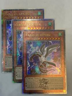 YUGIOH-3x- Parallel Exceed - MP24-EN050 - Quarter Century Secret Rare (PLAYSET) - Image 1