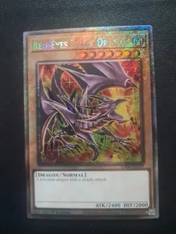 Yugioh! Red-Eyes Black Dragon (8th Art) - RA04-EN109 - Platinum Secret Rare - 1s - Image 1