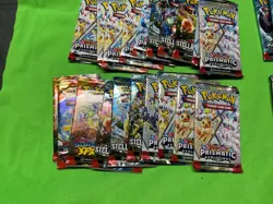 POKEMON CARDS BULK 69 PACKS (ALL PACKS ARE OPENED) With Free 🎁 - Image 4