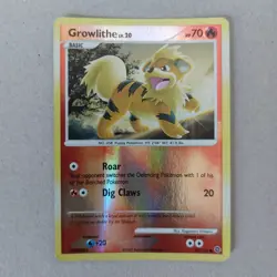 Growlithe 89/132 Reverse Holo Common Nintendo Pokemon Card Secret Wonders - Image 1