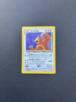 Pokemon Card Neo Discovery Ursaring 34/75 Rare Non Holo WOTC - Image 3