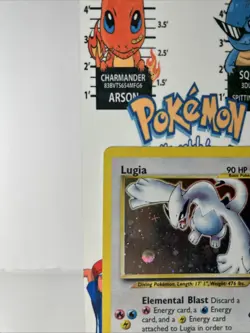 Lugia Holo Rare 9/111 Neo Genesis Vintage Pokemon Card WOTC MP-LP - Image 2