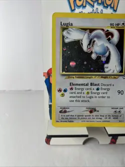 Lugia Holo Rare 9/111 Neo Genesis Vintage Pokemon Card WOTC MP-LP - Image 5