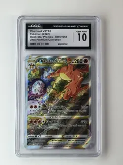 Charizard VSTAR SWSH262 SWSH: Sword & Shield Promo Cards Holo CGC 10 - Image 1