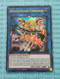 MAMA-EN070 Knightmare Cerberus Ultra Rare Yu-Gi-Oh Card 1st Edition New - Image 1