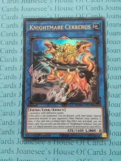 MAMA-EN070 Knightmare Cerberus Ultra Rare Yu-Gi-Oh Card 1st Edition New - Image 3
