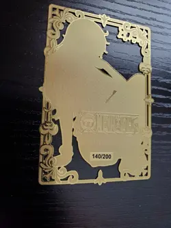 Goddess Story Waifu Anime Card - One Piece - Nami - MXR Gold Metal #140/200 - Image 2